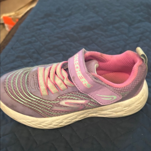 Skechers Kids' Purple and Pink Shoes - Picture 6 of 7